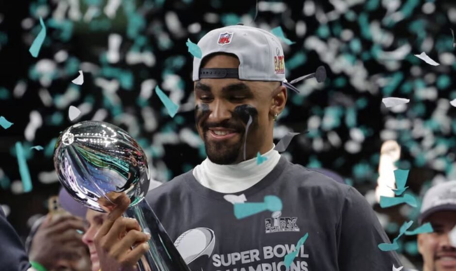 Eagles' Jalen Hurts wins Super Bowl MVP in victory.